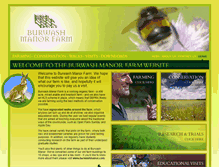 Tablet Screenshot of burwashmanorfarm.com